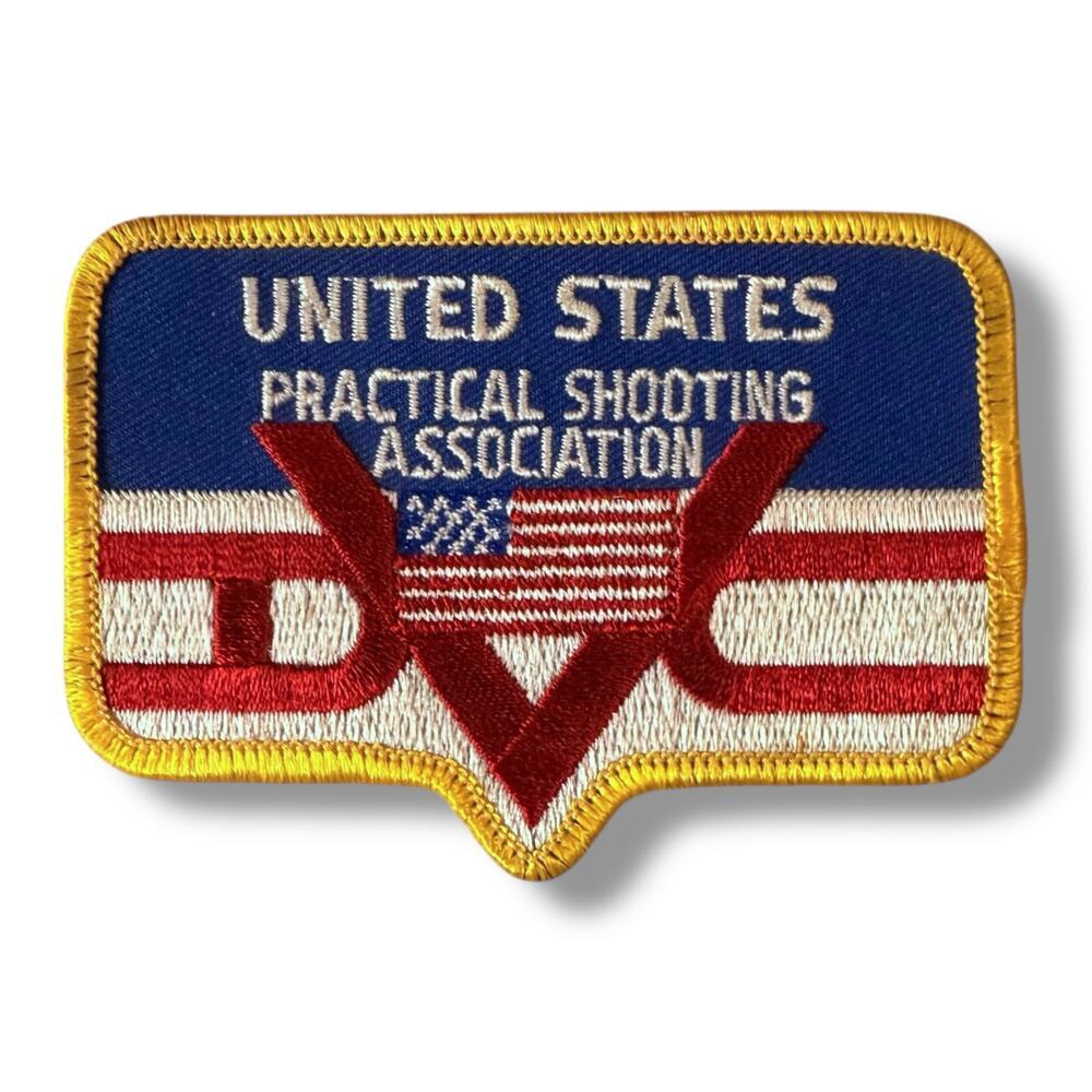 Vintage Us Practical Shooting Association Dvc Diligentia Vis Celeritas Patch